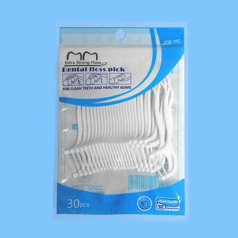 Easy Glide Interdental Oral Hygiene Product Pla Nylon Dental Floss Pick Holder