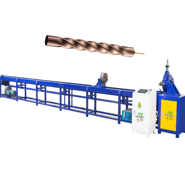 Twisting Machine Pipes Tube Twisting Machine Spiral Twist Threading Round Metal Pipes Rotary Swaging Equipments
