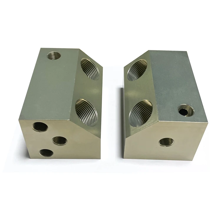 Custom Precision Anodized Extrusion CNC Blocks Processing
