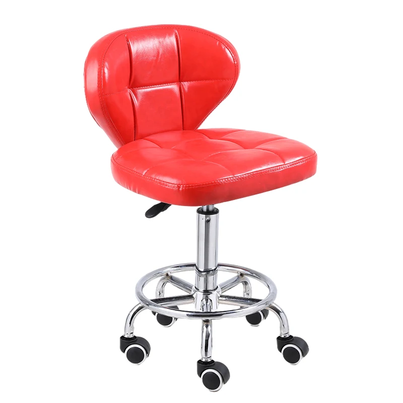 Good Quality Hot Selling Nightclub Furniture Swivel Red Leather Bar
