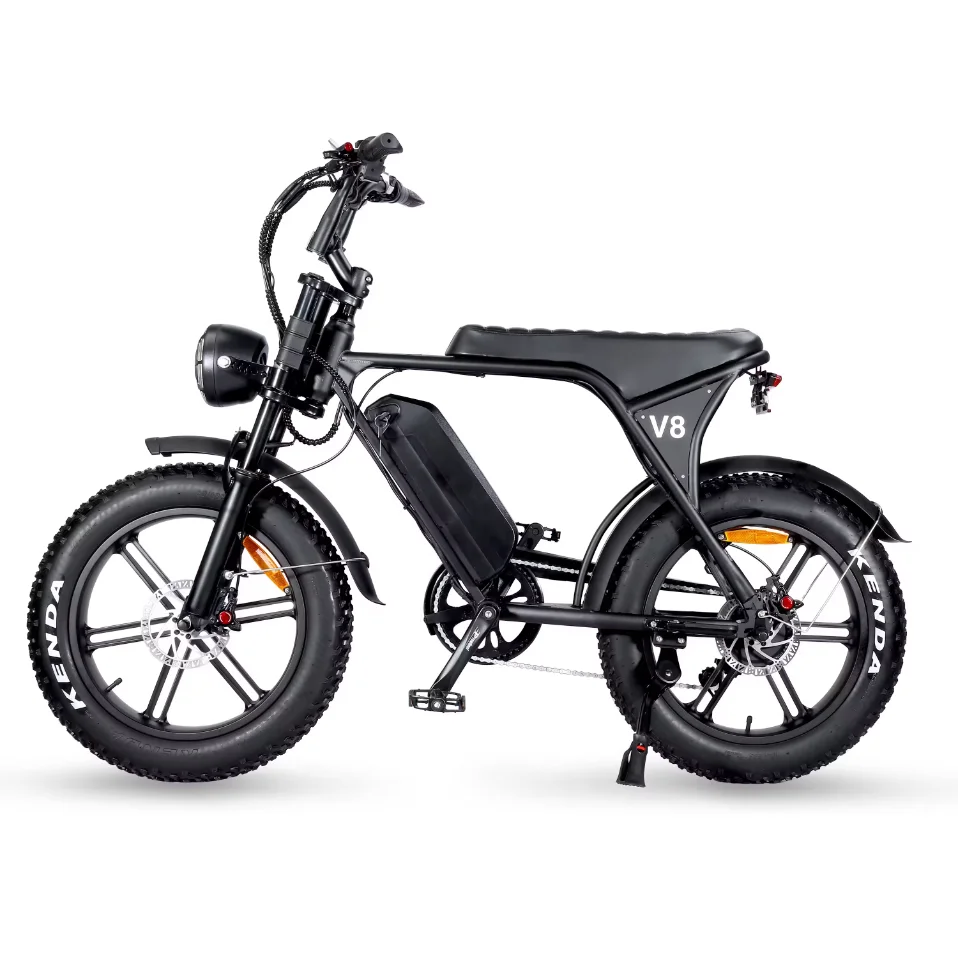 EU Stock OUXI V8 Electric Bicycle Fat Tire Electr Bike with 250W Motor and 48V Lithium Battery Price Competitive