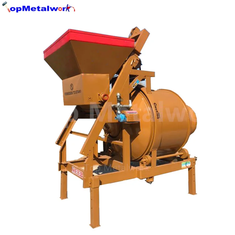 Good Price Building Construction Material JZC500 Diesel Engine Concrete Mixer Machine With Pump