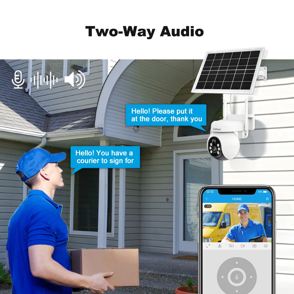 South America 4G Outdoor Solar PTZ Camera With Sim Card 4MP Solar Camera With PIR Human Detection Full Color Night Vision Camera