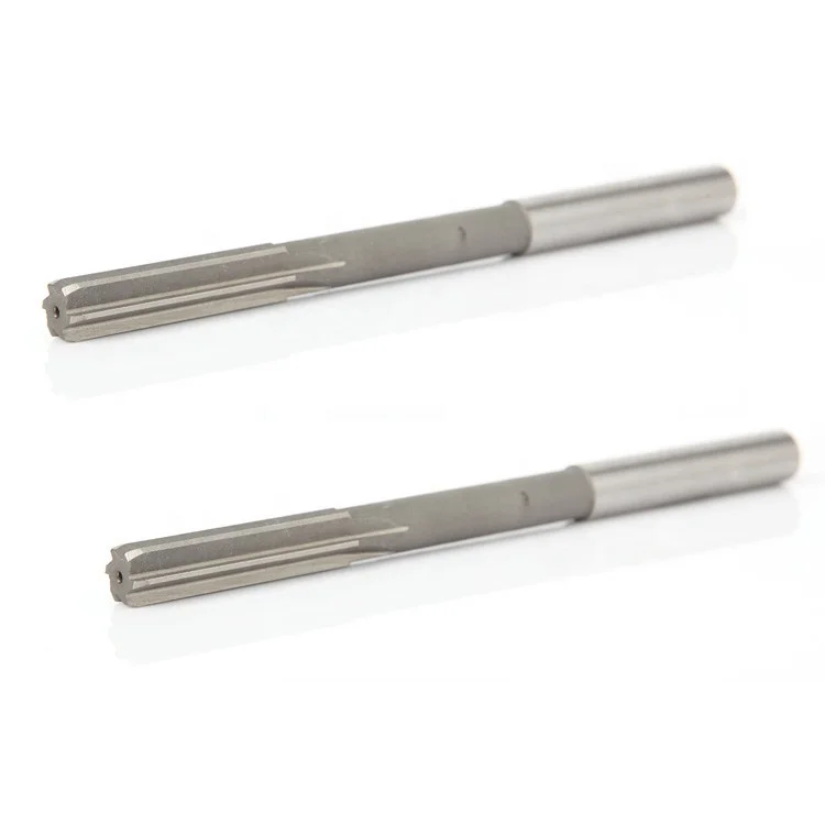 Din212 Straight shank HSS carbide Machine reamer H7 H8 Tolerance carbon steel Fraction Wire  Letter Size Machine Chucking Reamer
