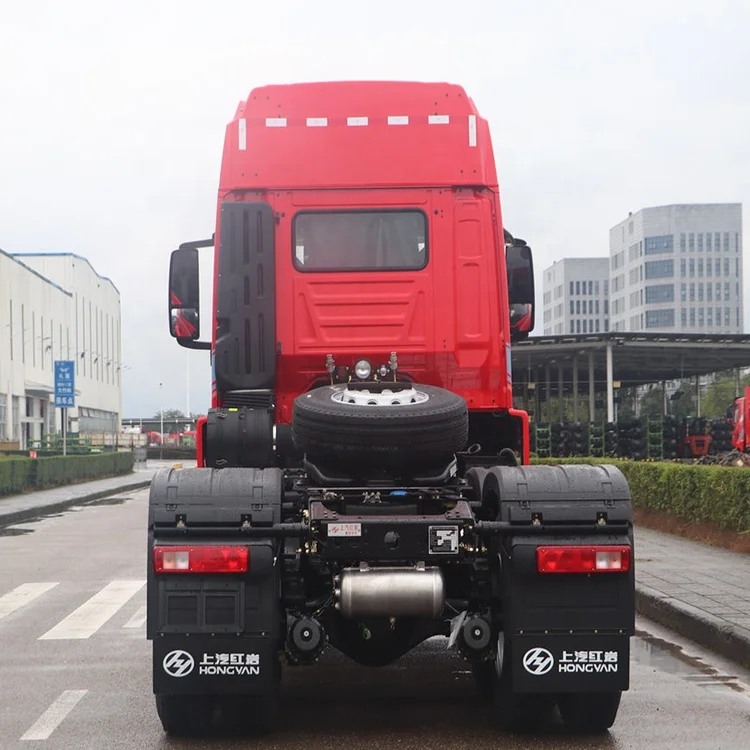 Quick delivery of SAIC Hongyan JieTiger heavy truck HG 6X4 tractor   2ton  Cummins M10 engine