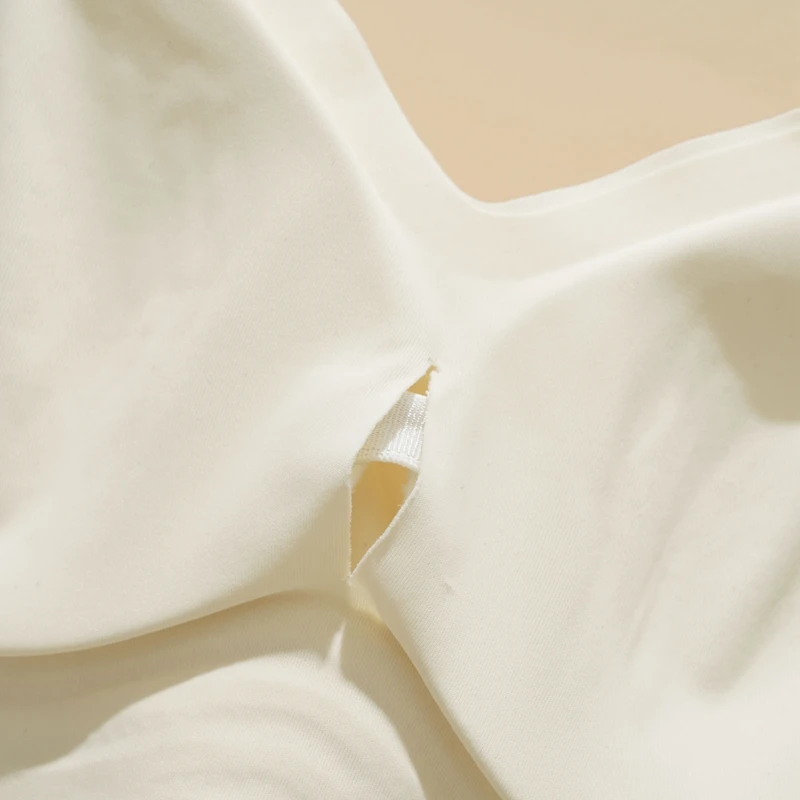 Custom logo Push Up Underwear Large Seamless Detachable Top Bras Big Size Double Layer sutia Women Seamless Bra