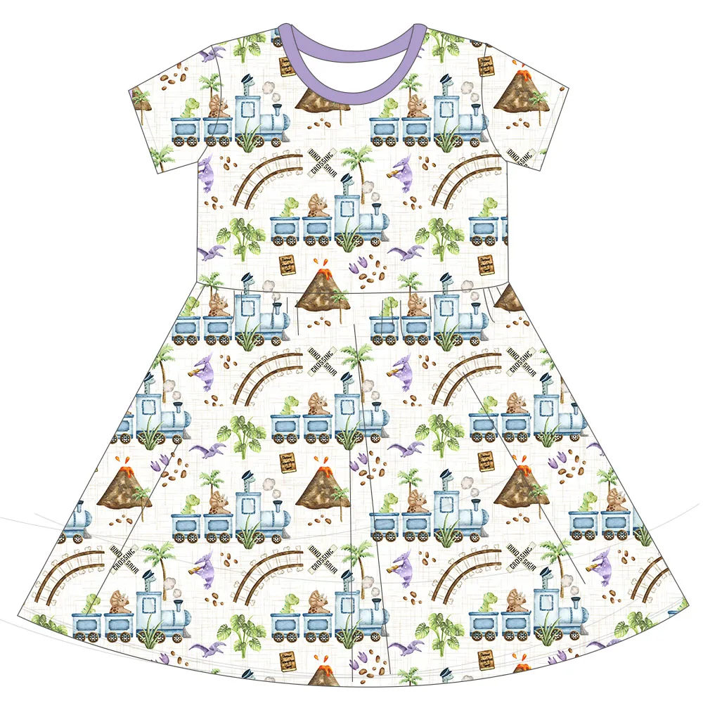 Custom Print Organic Viscose  Bamboo Fabric Baby Pajamas Newborn Baby Romper Infant Toddler Girls Ruffle Zipper Sleeper Clothes