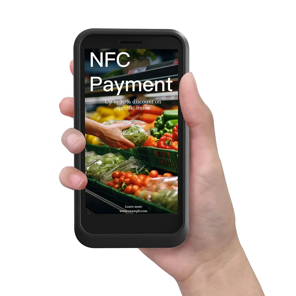Next-gen handheld pos terminal 5.5 inch nfc android smart screens tablet restaurant mobile pos GMS approval wifi smart tablet pc