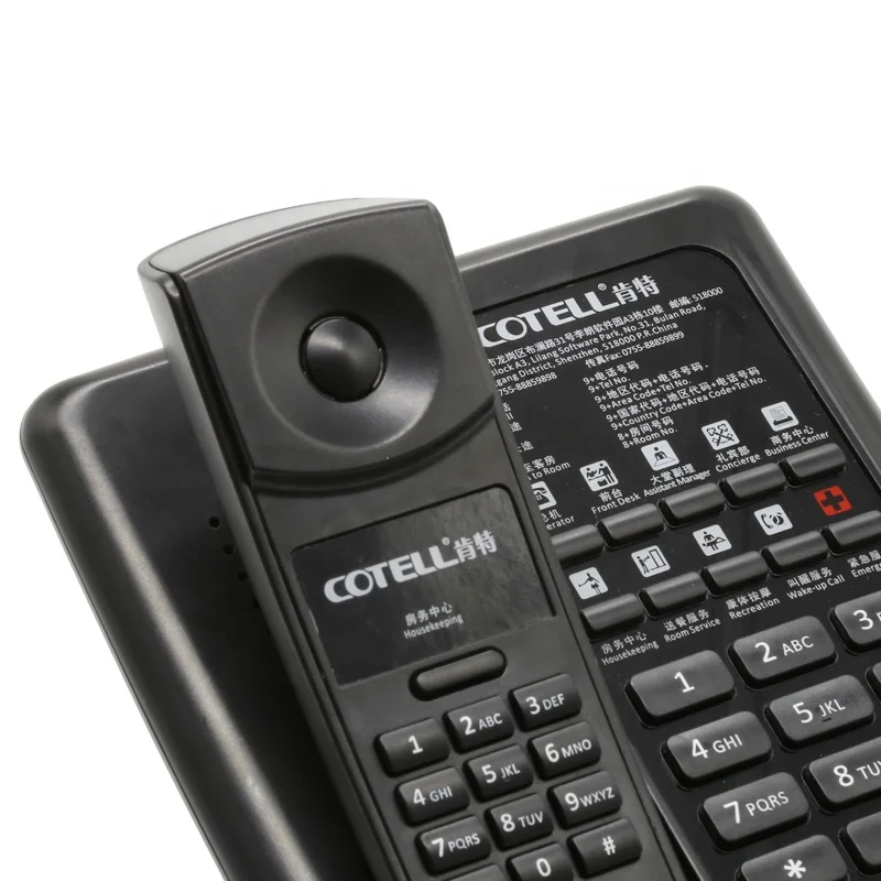 Cotell Fuego Series FG1088W DECT Cordless Telephones Fixed Landline Phone Business Wireless Telephone For Hotel Home Office