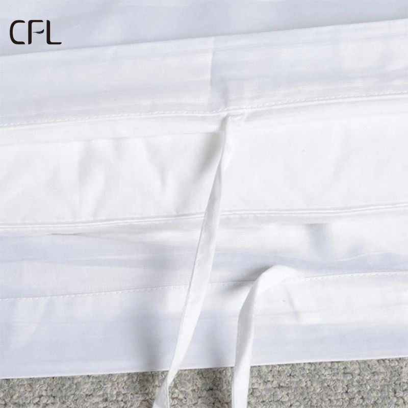 luxury hotel linen supplies size design  comforter bedding set 3cm Stripe satin White 100% cotton bedsheet customized bedspread