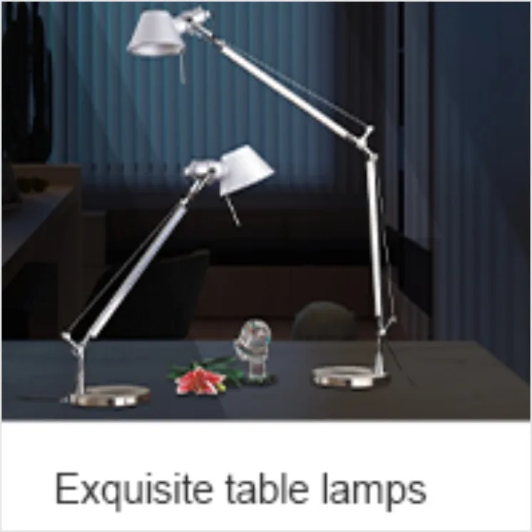 Italian  Industrial Wind Machinery long Rod Rocker arm Table Lamp Design sense Office desk Eye Protection Reading Lamp
