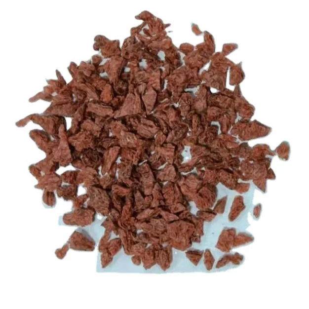 Red flake size 16mm soy textured protein TSP TVP organic OEM high protein 65%-70% Chinese manufacture