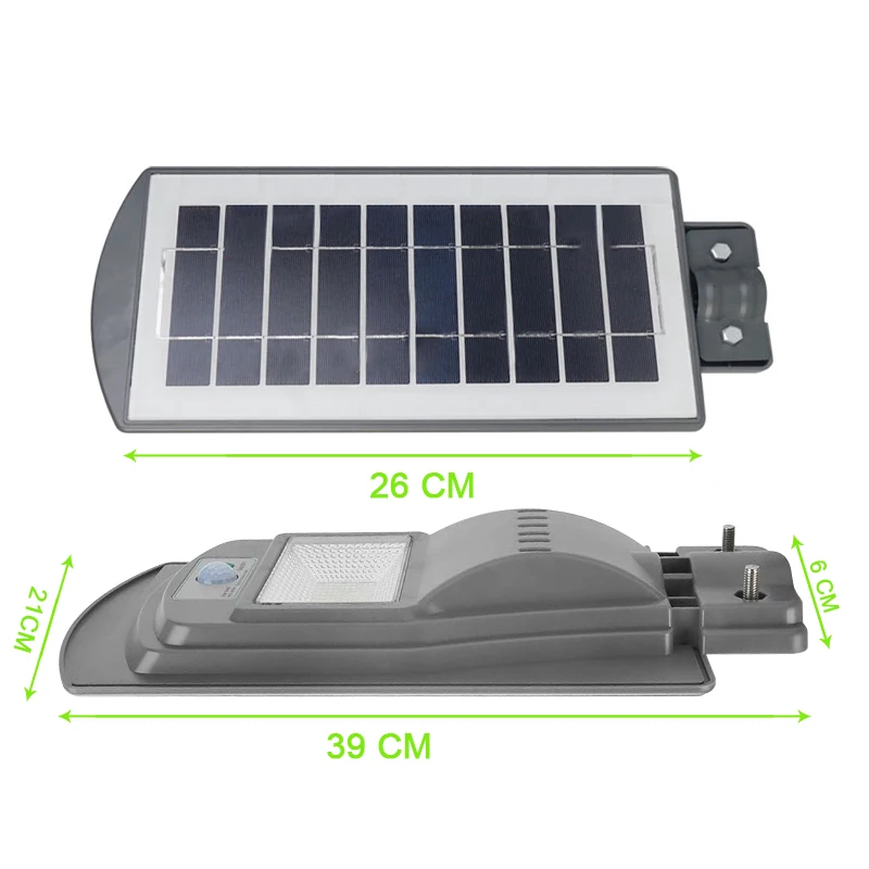 20W Cell Panel  Lithium All In One  Battery Olar Parts Super Capacitor Inbuilt Batteries Led Solar Street Light