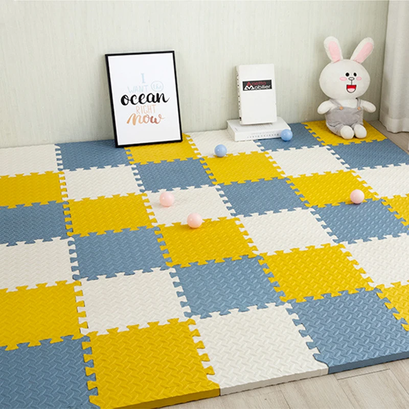 Упражнение напольный пены пёстрые детские упражнения Eva коврик; Детская спортзал para bebes кукла трансфер до EVA блокируя non-slip Искусство Коврик-пазл
