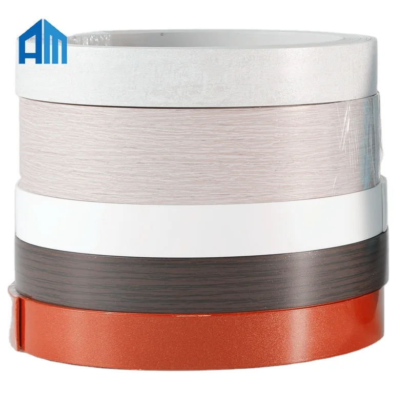 ABS Solid Color High Gloss or Embossed Protect Furniture Acrylic Edge Trim PVC Edge Banding