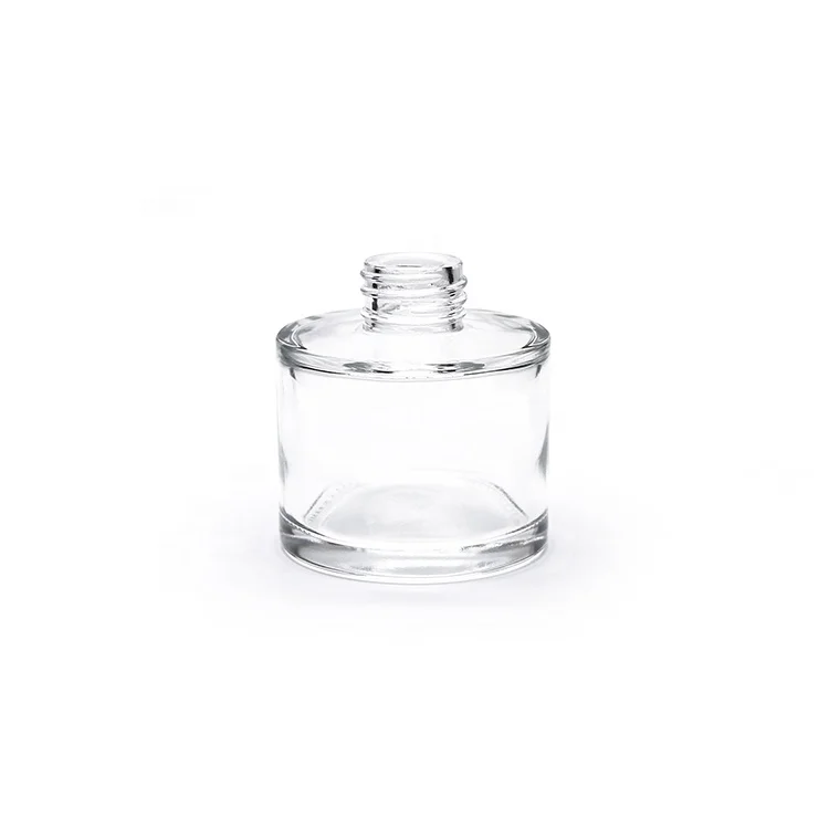 100ml Water Transfer Printing Round Frosted Aroma Reed Diffuser Glass Bottle