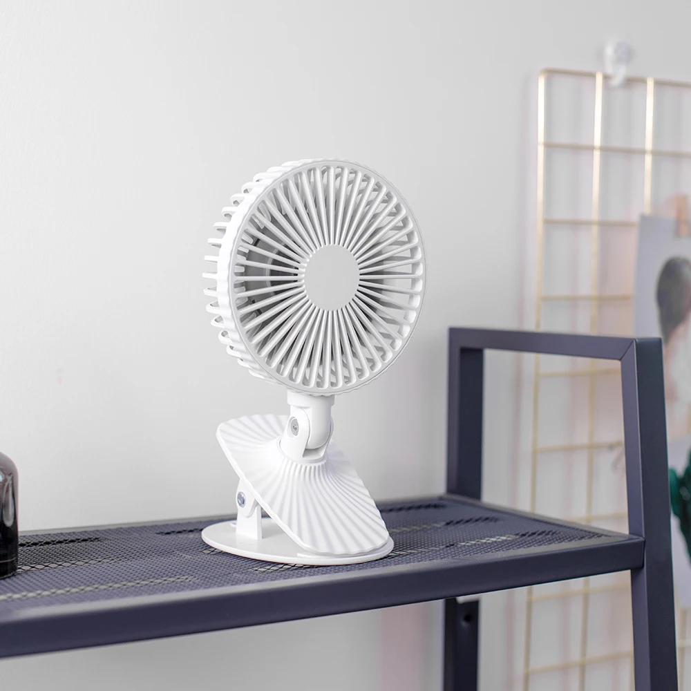 2000mAh Hot High Quality Durable Various Portable Mini Clip Table Fan  rechargeable for outdoor office