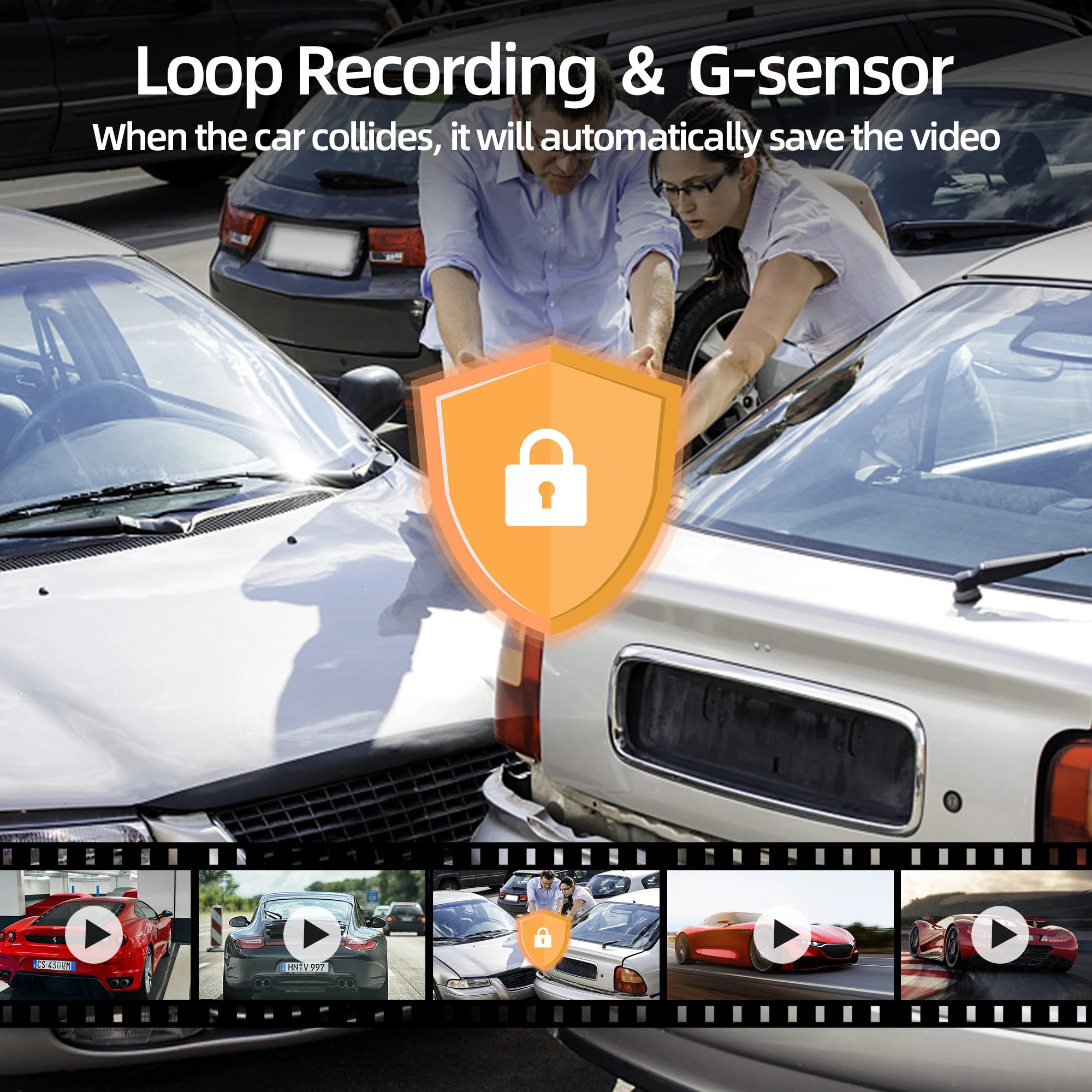 Zimtop 2.5K G-sensor Parking Monitor WiFi GPS Car camera black box dash cam