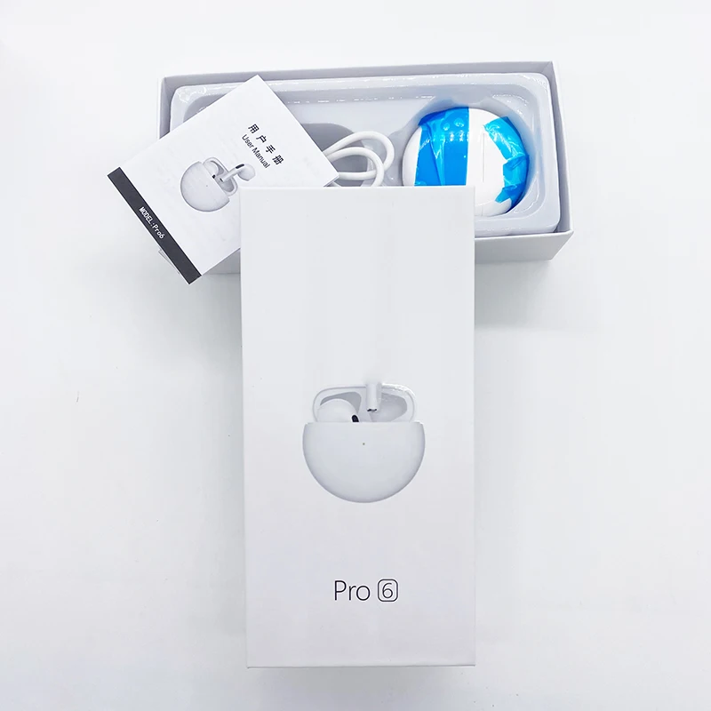 Беспроводные стереонаушники Pro4 Pro5 Pro6 сенсорные наушники с поддержкой Bluetooth мини-гарнитура air Pro 4 5 6