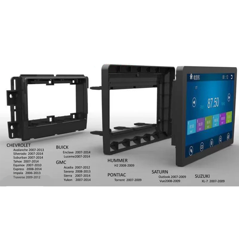 Android Car Multimedia player Radio For GMC Yukon Sierra Buick Enclave Chevrolet Tahoe silverado Hummer Pontiac Saturn Car video