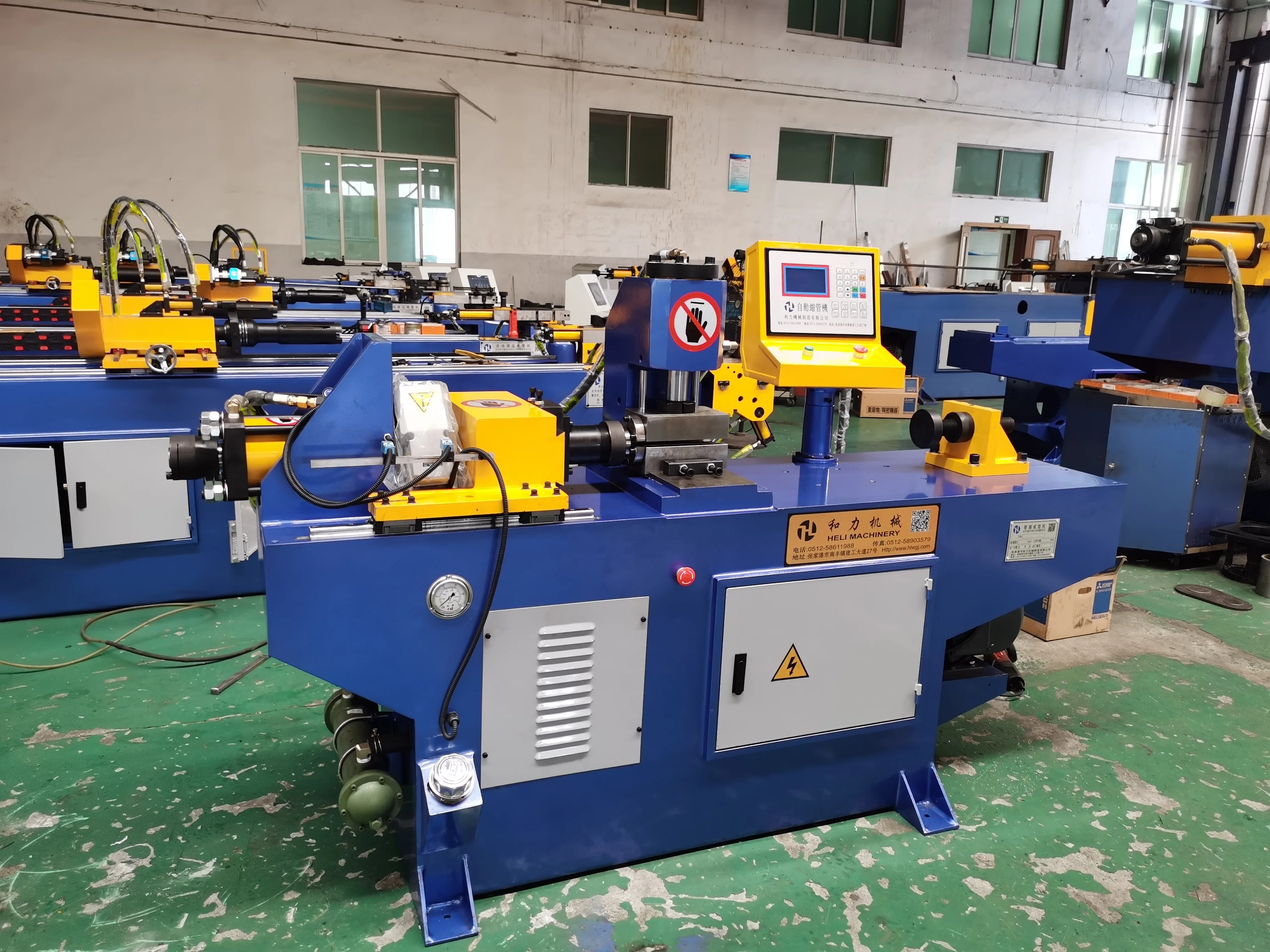 
automatic hydraulic stainless steel pipe end forming machine pipe end expander machine and tube end forming machine in China 