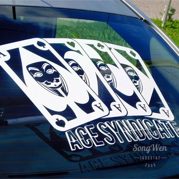 Good Selling Weatherproof UV Resistant Adhesive Car Decals UV Transfer Custom Car Vehicle Body Bumper Stickers for Motorcycle