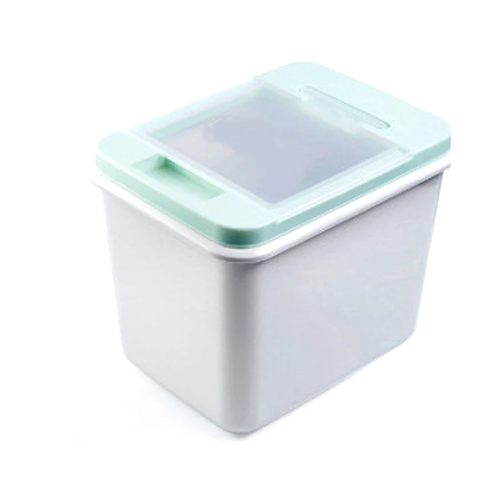 Wholesale 15kg household rice bucket rice storage box plastic kitchen insect-proof moisture-proof sealed dog cat food bucket