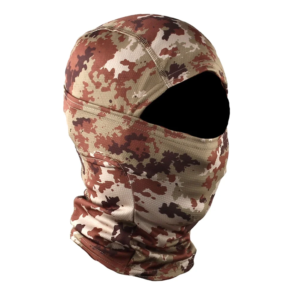 Motorcycle mask camouflage tactical balaclava full face mask ski hunting hiking cycling face shield neck gaiter scarf