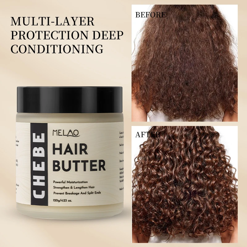 Best Seller Hair Growth Butter Cream Moisturizing Thickening Chebe Hair Butter With Batana Oil