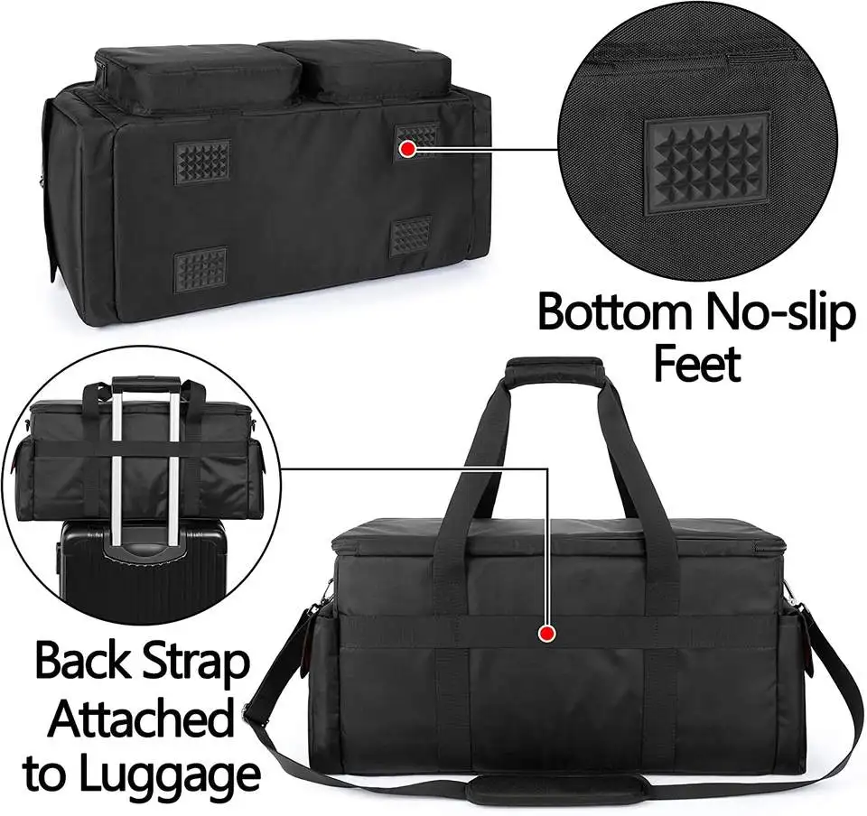 Custom DJ Cable Bag Travel Gig File Bag for DJ Gear music instruments bags and cases