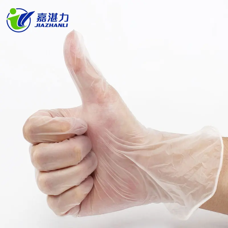 100PCS Good Price High Quality Clear Powder Free Disposable Vinyl Gloves