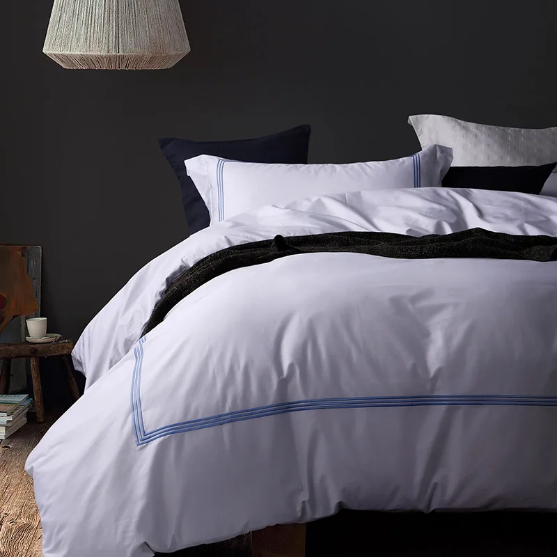 20240902 Free samples on custom factory price hotel bed spreads cotton bedspreads for hotel set 100% cotton hotel