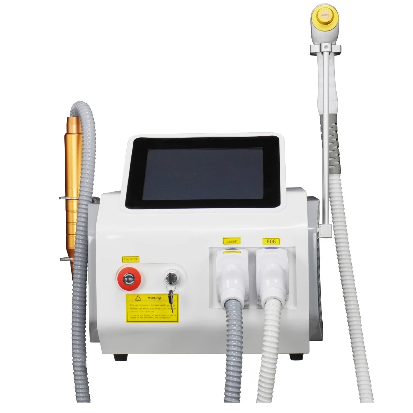 Диодная лазерная эпиляция 2000 Вт 2 в 1 удаление татуировок омоложение кожи эпилятор пигментационная терапия