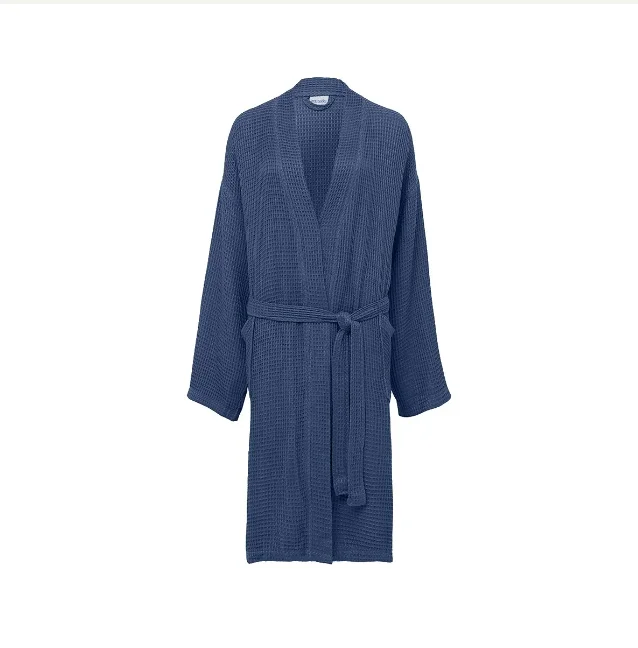 100% Bamboo Waffle Bathrobe Comfortable  Unisex Pajamas for Relaxation and Sleep