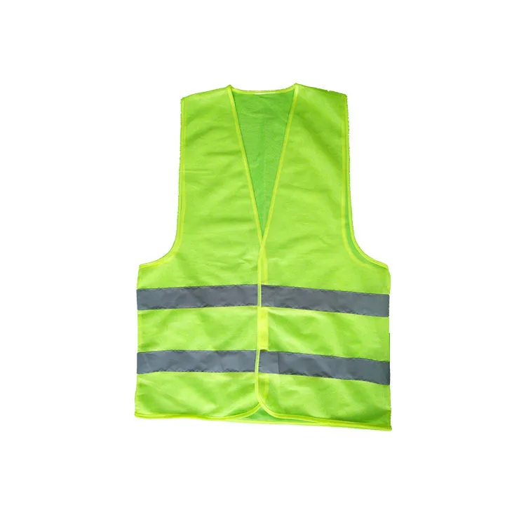 Security Reflective Vest Safety Belt Strap High Visibility Night Running Cycling Waistcoat Road custom logo with Pockets