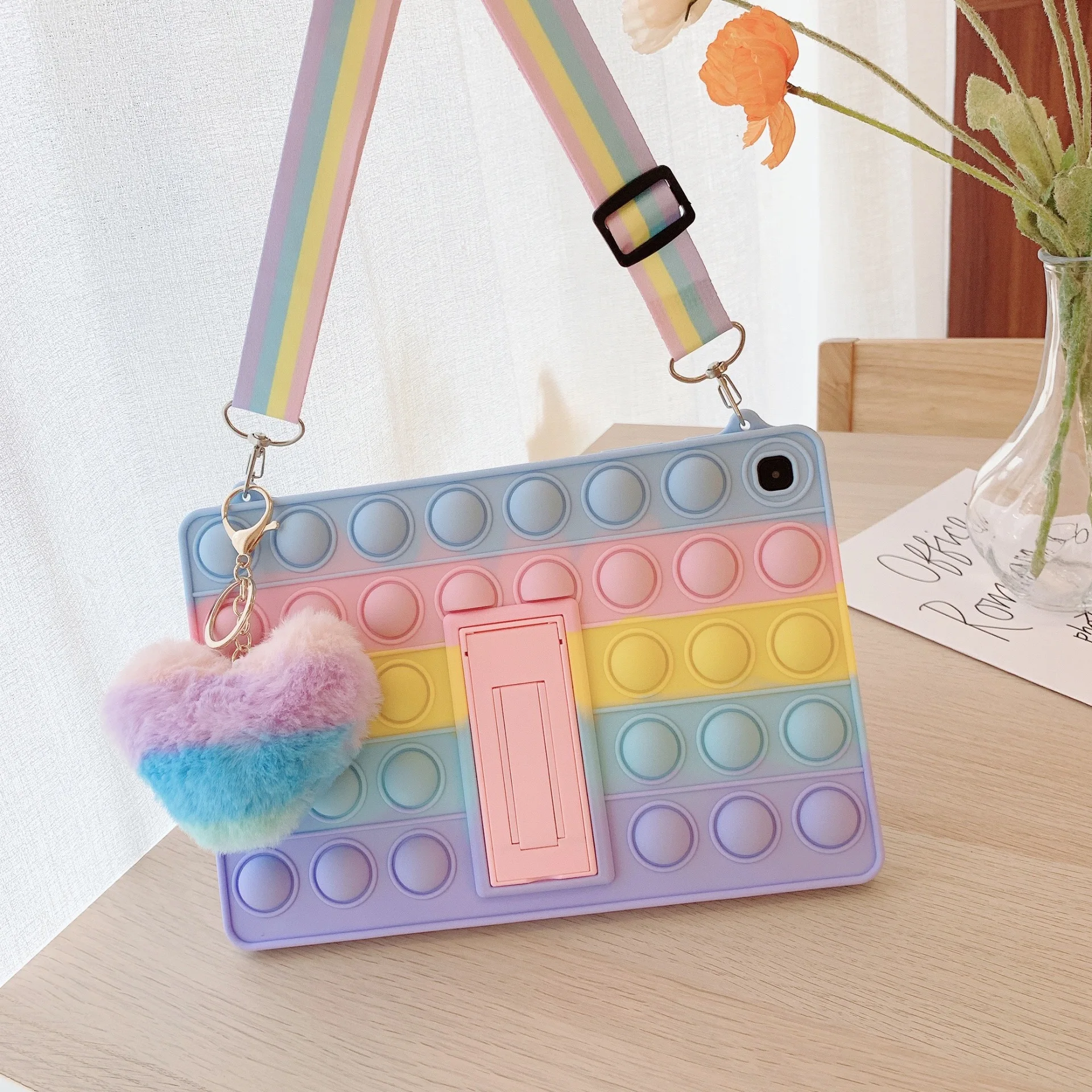 Чехол для планшета Pop Push It Bubble Kids, чехол для Ipad 10, 9, 8, 9,7 дюйма, 10,2, Air5 10,9, Pro11, мягкая силиконовая подставка для Samsung Tab A8