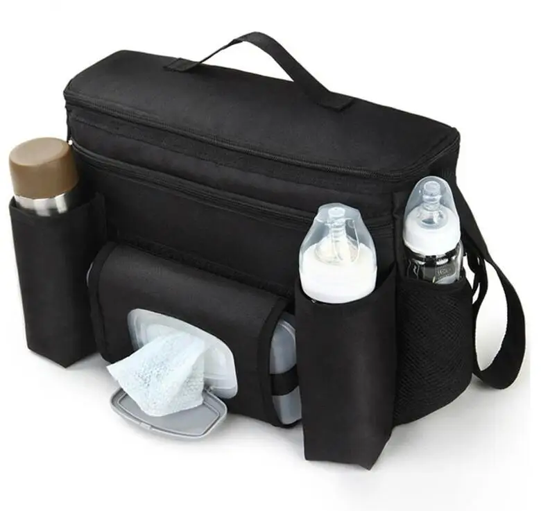 Wholesale Universal Mommy Baby Stroller Hanging Diaper Organizer Storage Bag