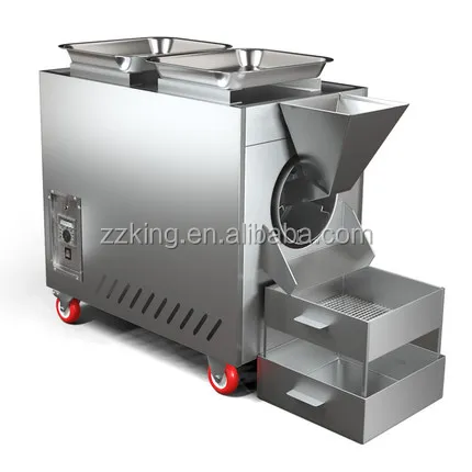 Commercial small gas electric sesame soybean roaster / roasting machine for hazel,pine nut