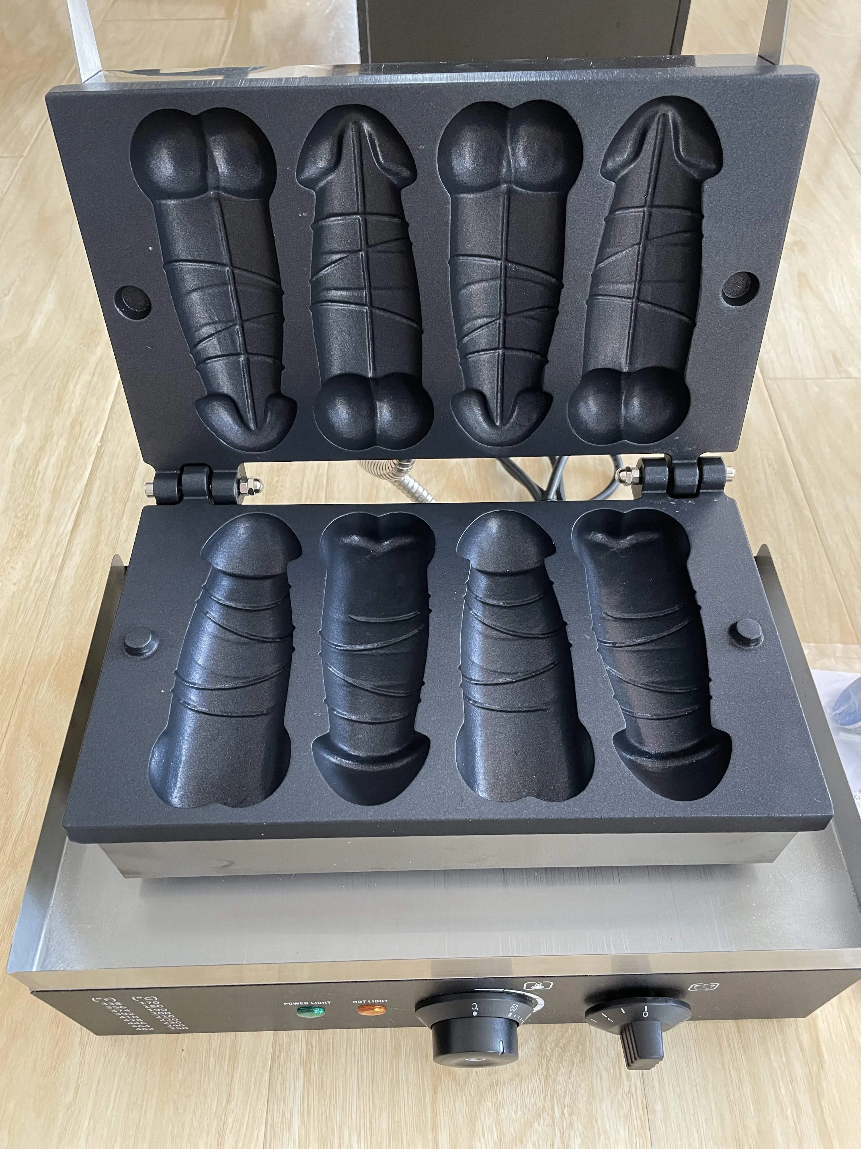 Hot Sale Waffle Maker hot sale stainless steel penis waffle cone baker maker machine