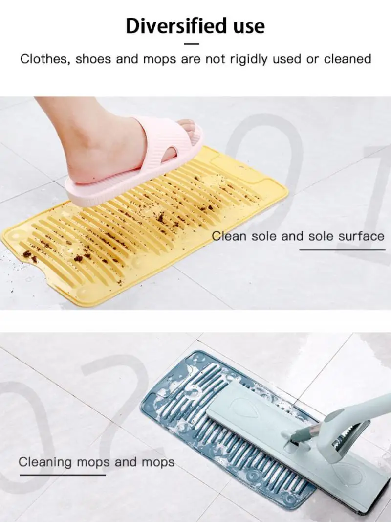 Creative Silicone Washing Board Household Small Plastic Multifunctional Folding Mini Soft Rubber