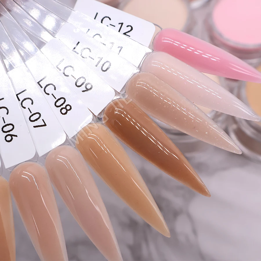 Factory Wholesale 2000 colors Bulk Young Nails Acrylic Dip Powder Pink Clear Cover Acrylic Powder For Nails