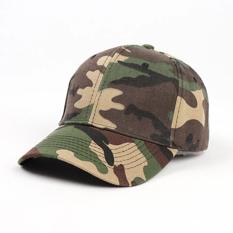 Factory Price 6 Panel Summer Sun Hats Women Men Custom Camo Pattern Baseball Cap
