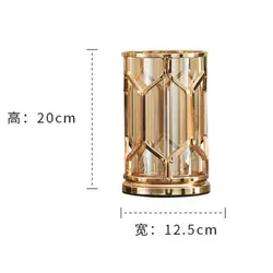 Decorative Wedding Vase Glass Flower Wholesale Metal Vase For Table Centerpieces
