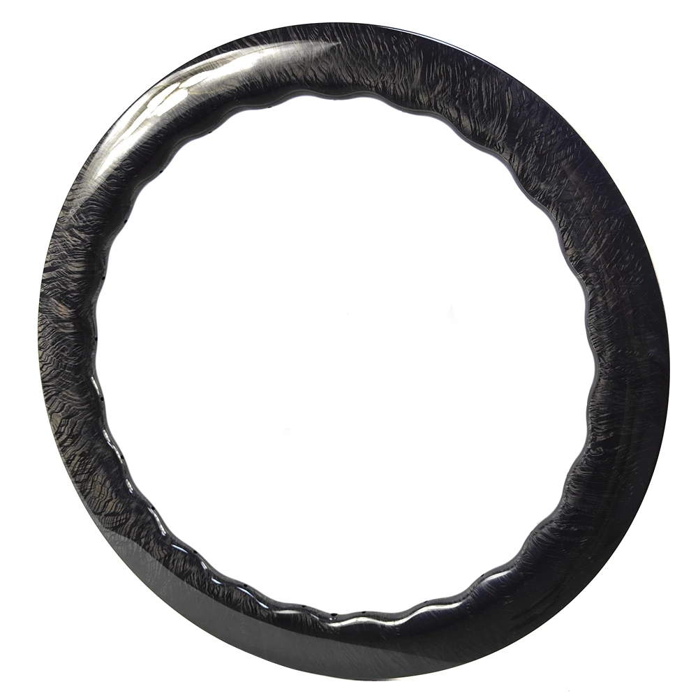 BIKEDOC RDTW28  New 700C Carbon Road Disc Rim Marbled Wavy Shape 24H Carbon Gravel Tubeless Wheels