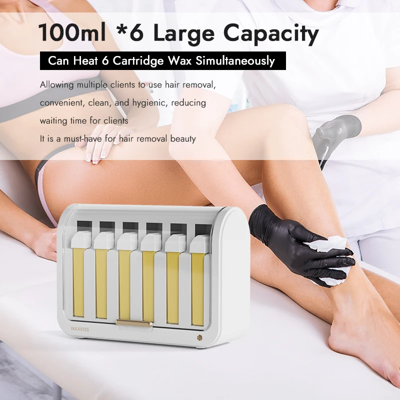 Factory Price OEM&ODM Multifunctional 6 In 1 600ml Cartridge Wax Warmer Quick-Heating Wax Heater Roll On For Cartridge Wax