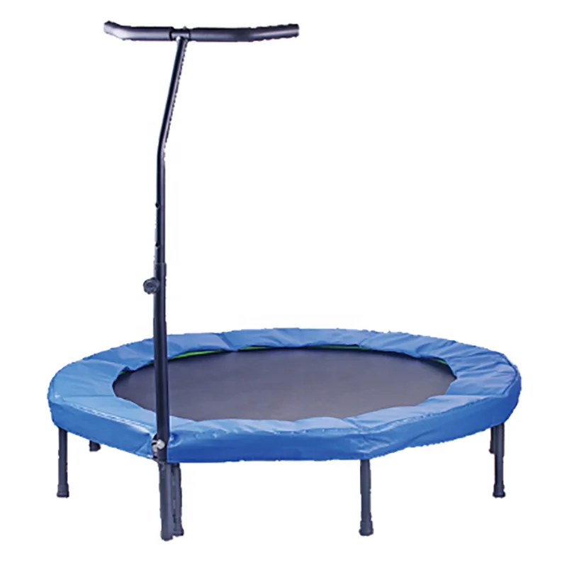 Gymnastic Training Custom Logo Elastic Foldable Bounce House Handle Home Indoor Gym Small Fitness Sale Inflatable Trampoline