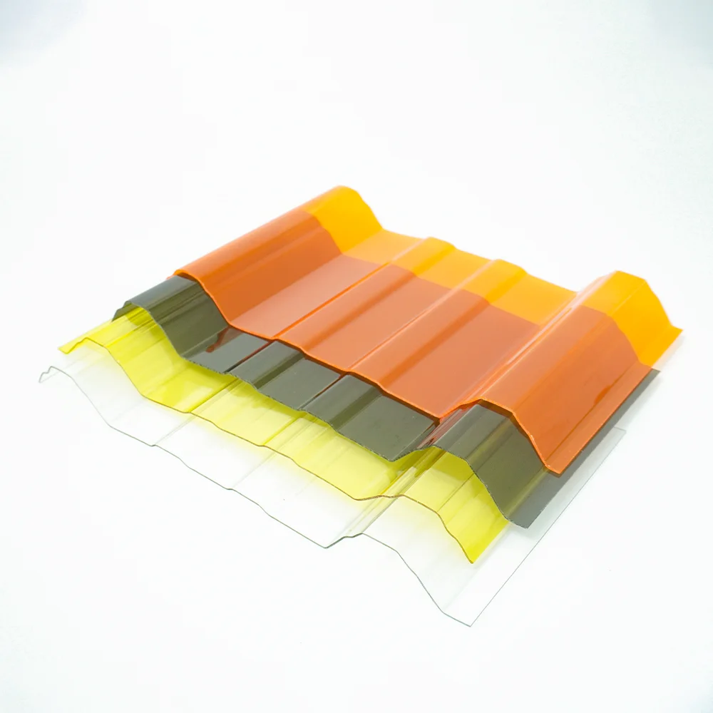 Excellent Weather Resistance Flexible Custom Polycarbonate Corrugated Roofing Sheet Clear Corrugated Plastic Sheet