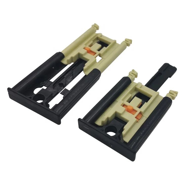 Industrial Plastic Fittings For Furniture Telescopic Drawer Slide Push To Open Damper Buffer