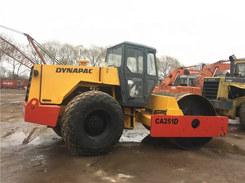 Подержанный дорожный каток Dynapac CA251D б/у оригинальный