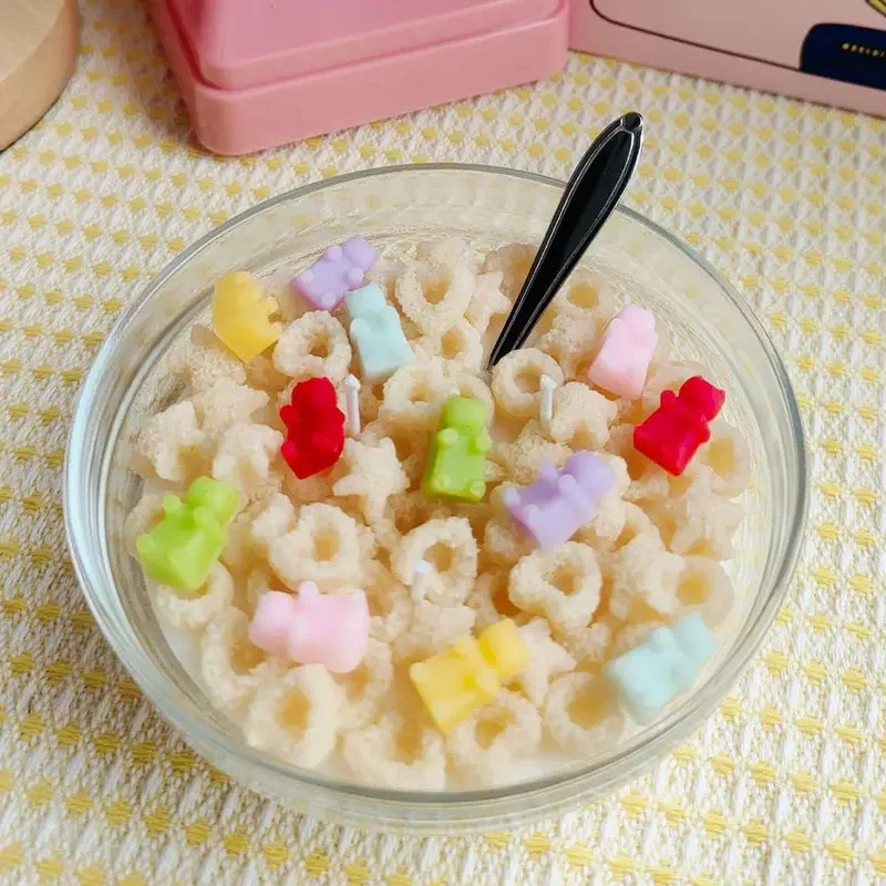 Soy Wax Handmade cereal candles Custom Scent Coconut  Scented Candle